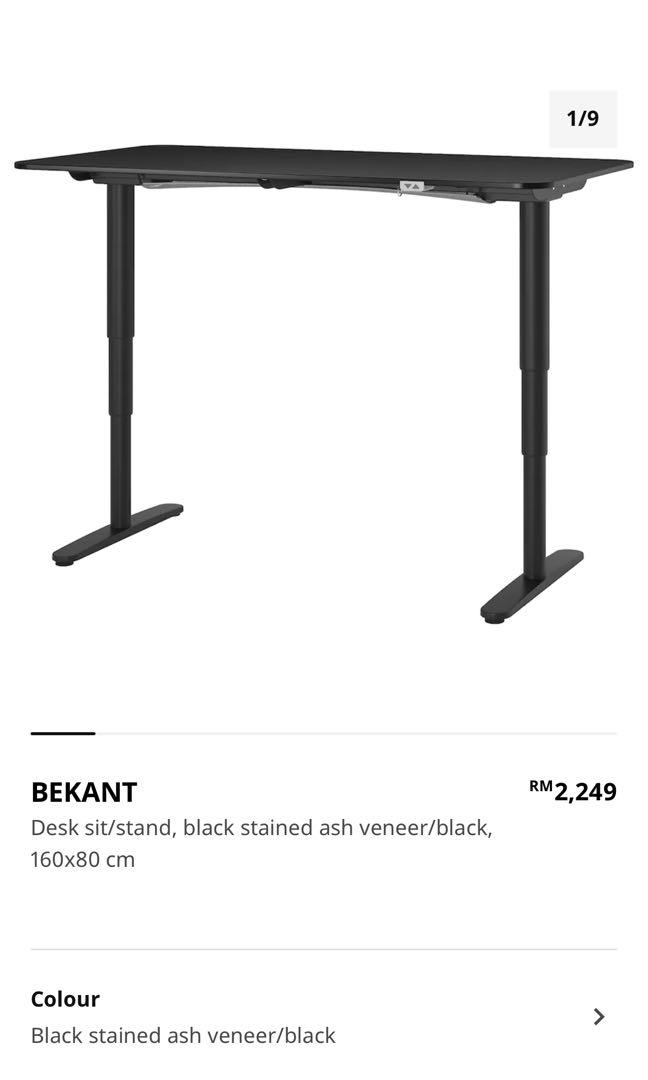 Ikea bekant discount height