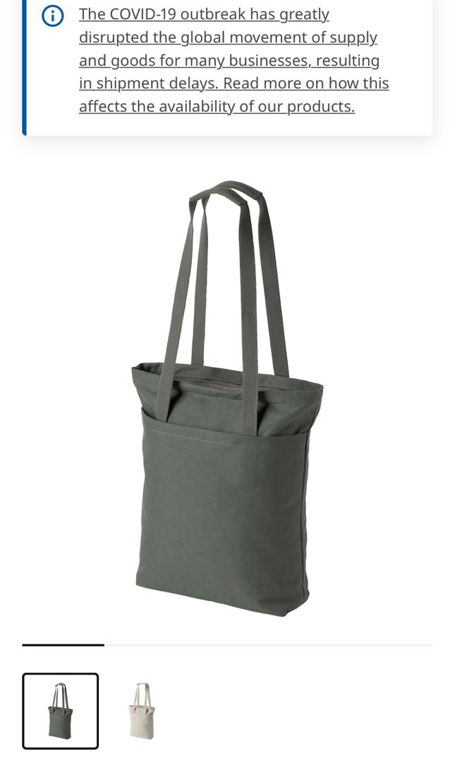 IKEA dromsack tote bag, Women's Fashion, Bags & Wallets, Tote Bags on