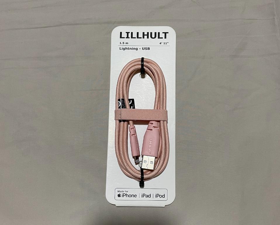 IKEA (Lightning cable to USB) 1.5m for apple, Mobile Phones & Gadgets