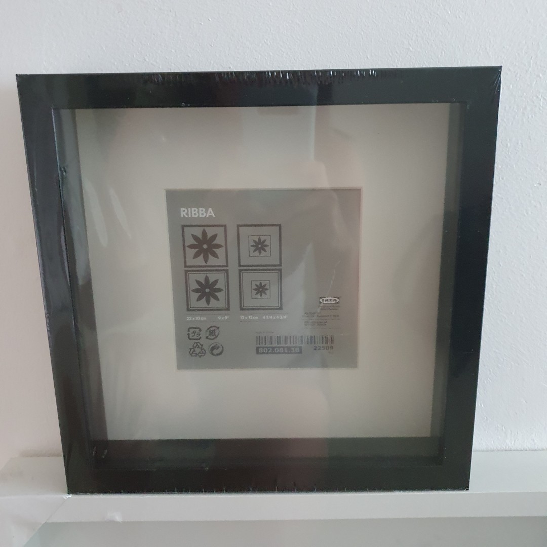 Ikea ribba 9x9 photo frame, Furniture & Home Living, Home Decor, Frames