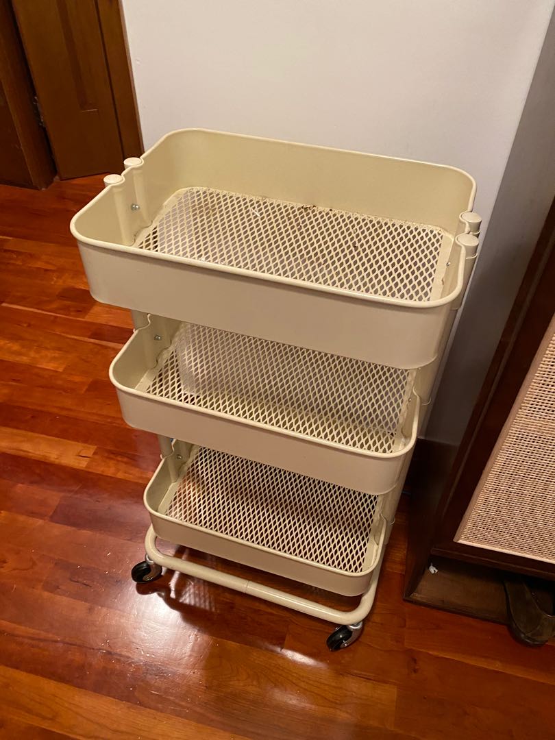 IKEA Rolling Storage Trolley, 傢俬＆家居, 其他, 收納箱及袋 Carousell