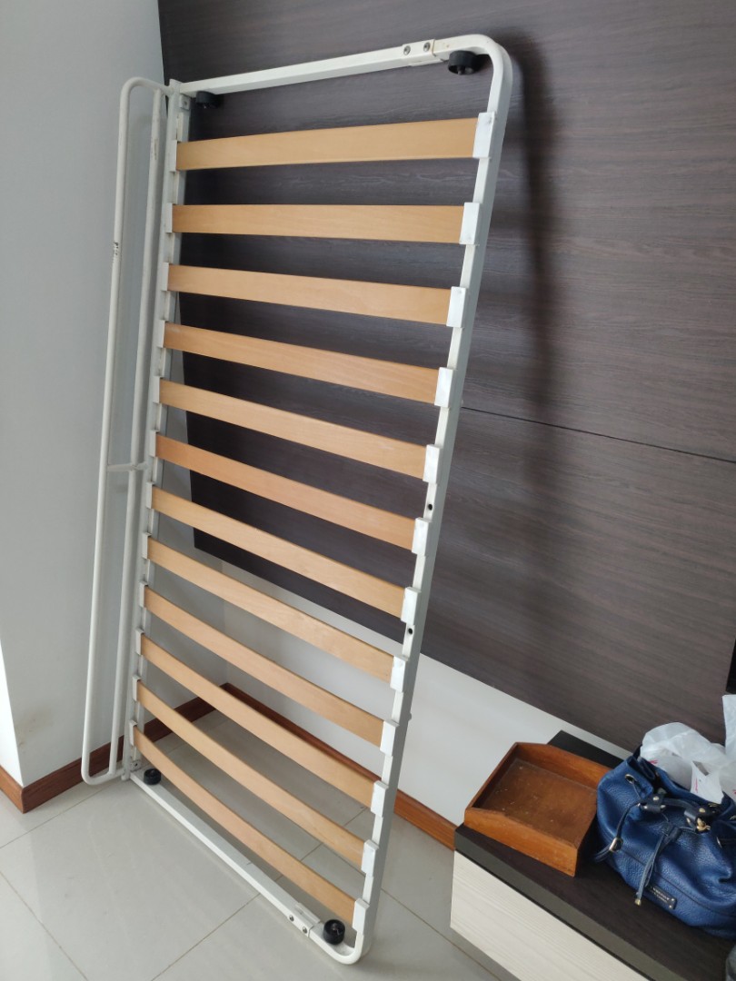 Ikea Single bed rollaway for metal day bed, Furniture & Home Living