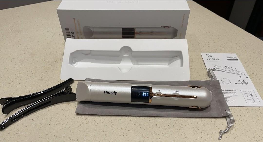 J022 Himaly Cordless Straighteners Rechargeable Portable Hair