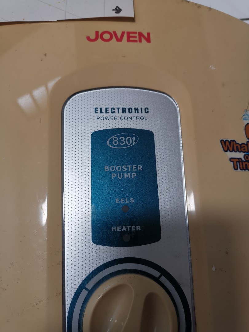 Joven Water Heater 830i with Pump semi Faulty, TV u0026 Home Appliances, Water  Heater u0026 Instant Showers on Carousell