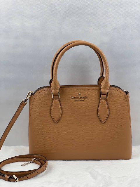 Kate Spade Darcy Small Satchel In Classic Saddle, Luxury, Bags & Wallets on  Carousell
