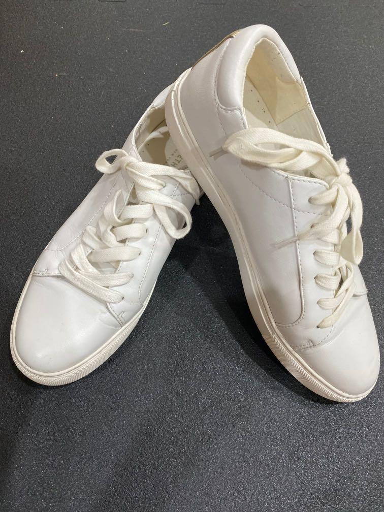 Kenneth cole all white sneakers top
