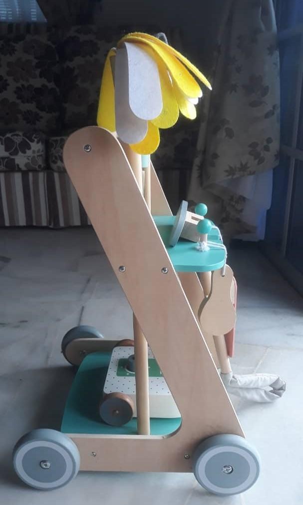 Kmart wooden sales cleaning trolley