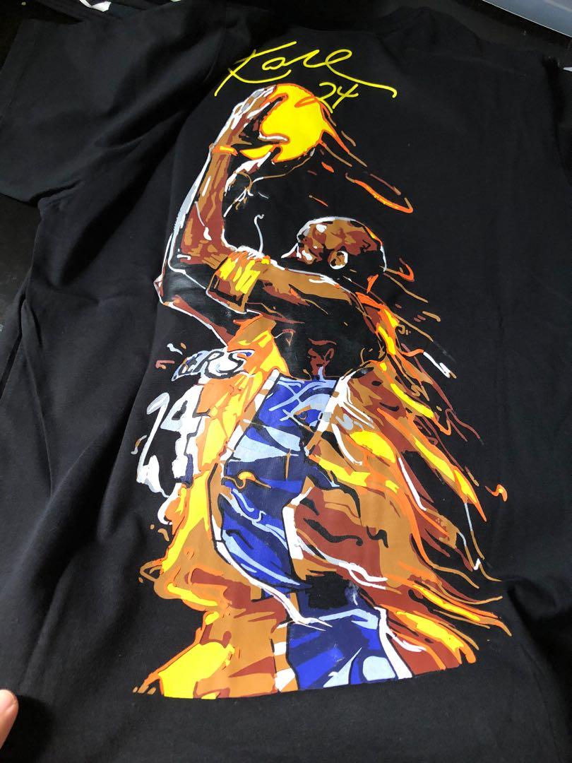 100% Authentic Aape x Mitchell Ness Lakers T Shirt S 36 Lebron James Kobe  bape
