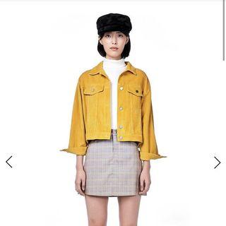 corduroy yellow jacket