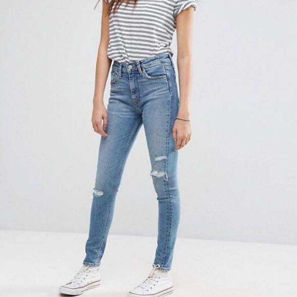 Levi's 721 High Rise Skinny, Women's Fashion, Bottoms, Jeans on Carousell