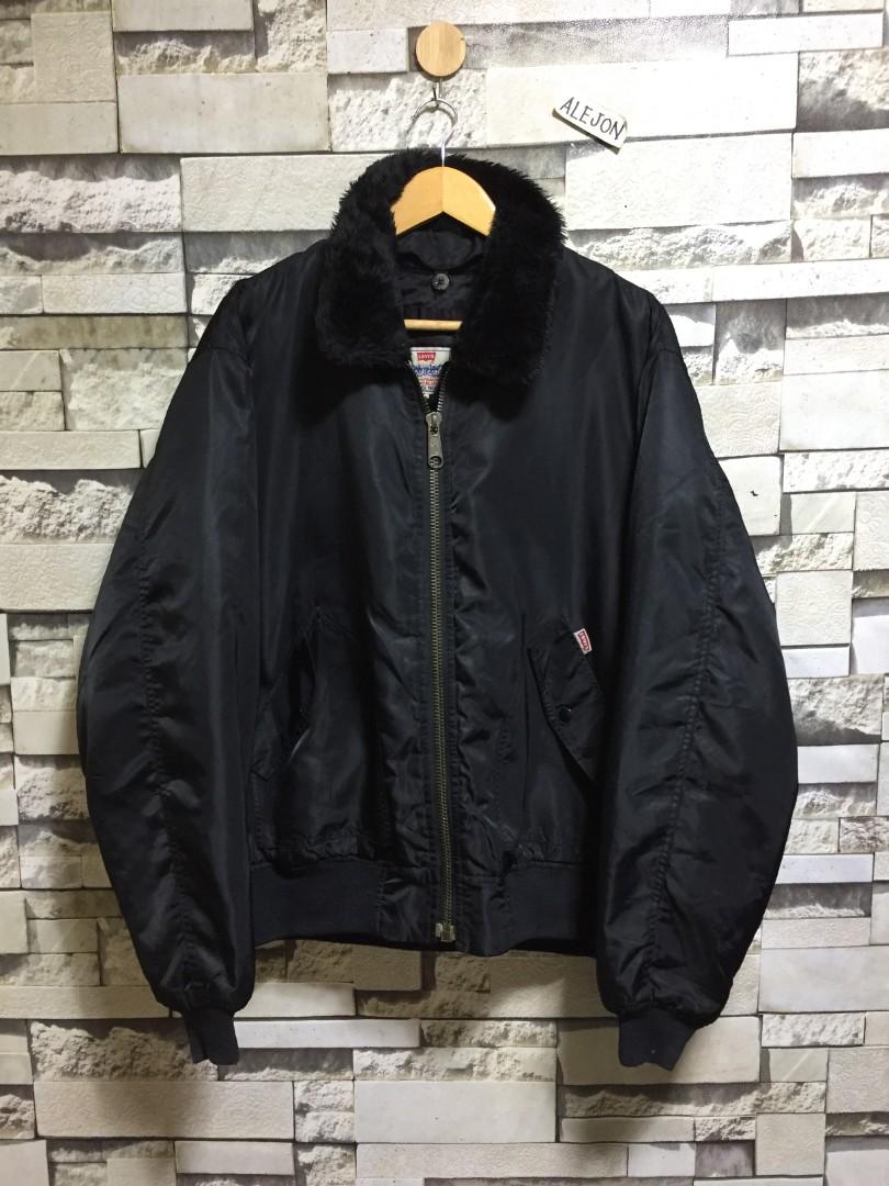 LEVI'S VINTAGE MA-1 BOMBER JACKET, Men's Fashion, Coats, Jackets and  Outerwear on Carousell