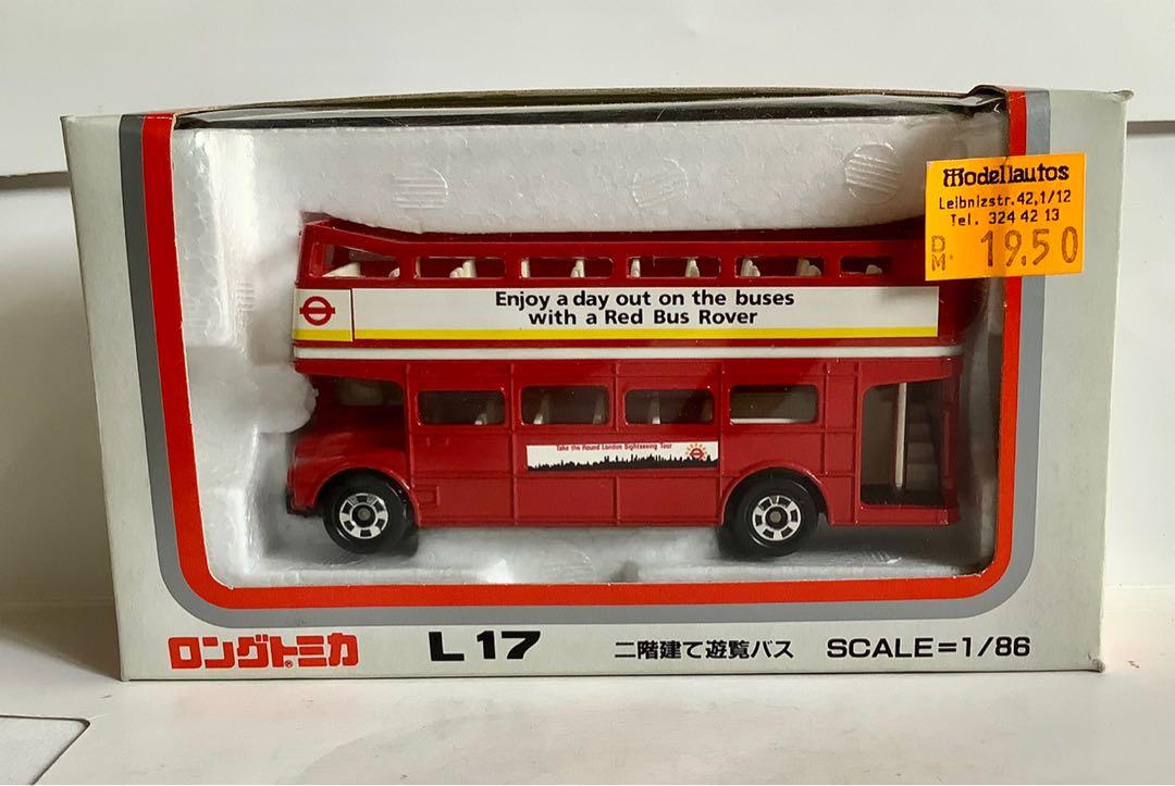 トミカ ロンドンバス L17 日本製 やすし ロングトミカ 遊覧バス