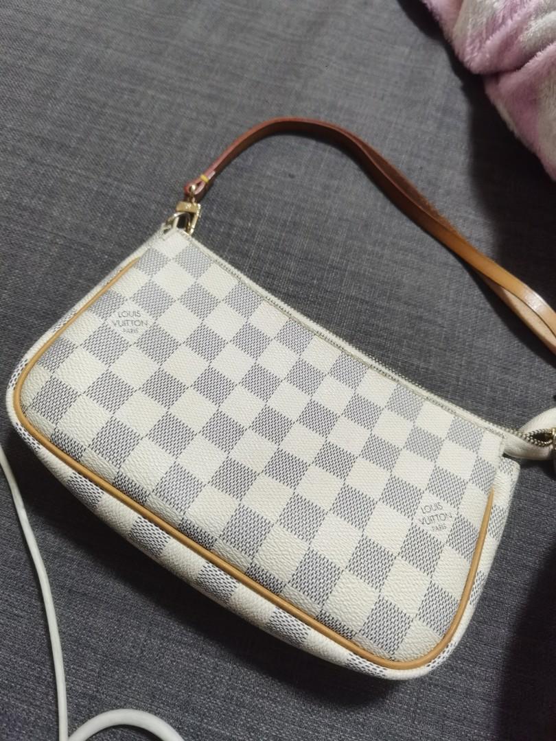 Louis vuitton white grid sale bag