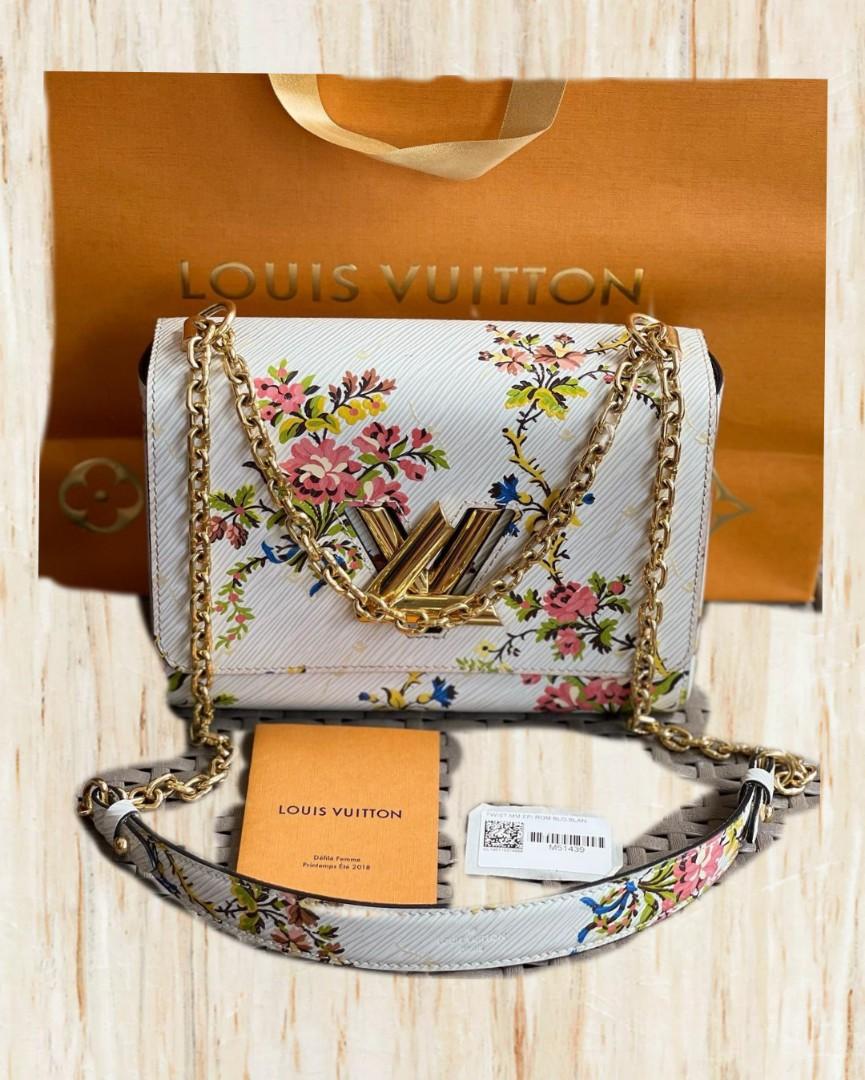 Twist Handbag Limited Edition Floral Print Epi Leather MM