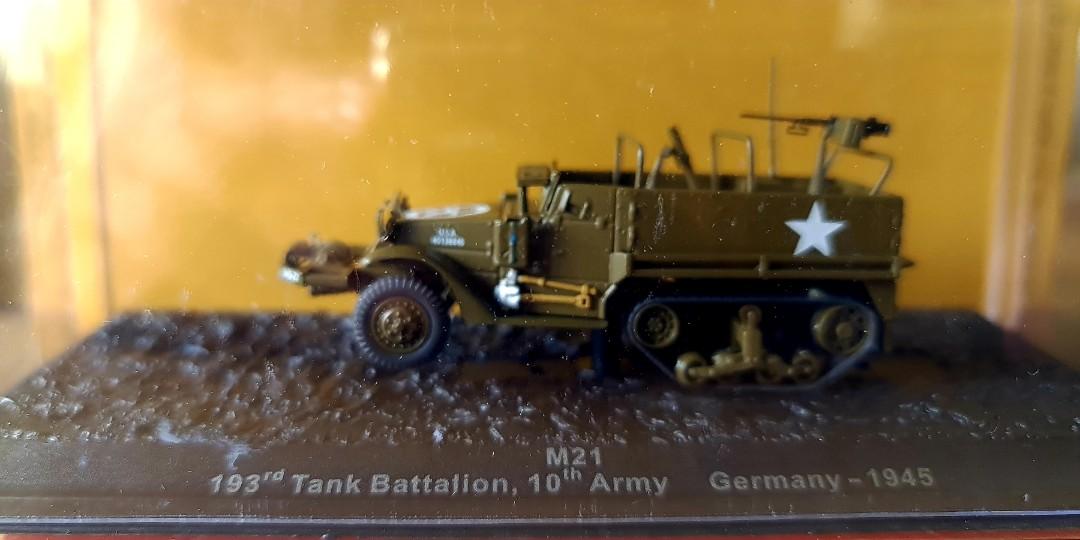 10th Army Germany 1945 M21 193rd Tank Battalion 1:72 Scale Model tank 