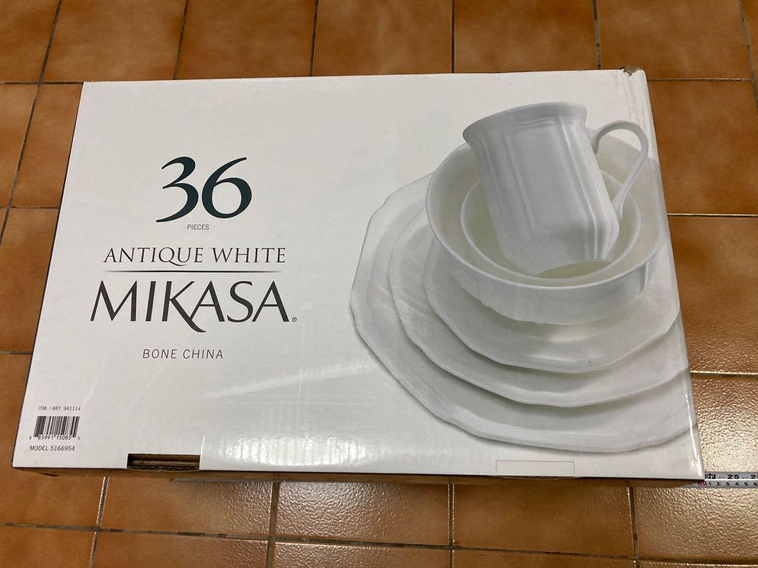 Mikasa Antique White 36pc Bone China Cutlery Furniture Home Living Kitchenware Tableware Dinnerware Cutlery on Carousell