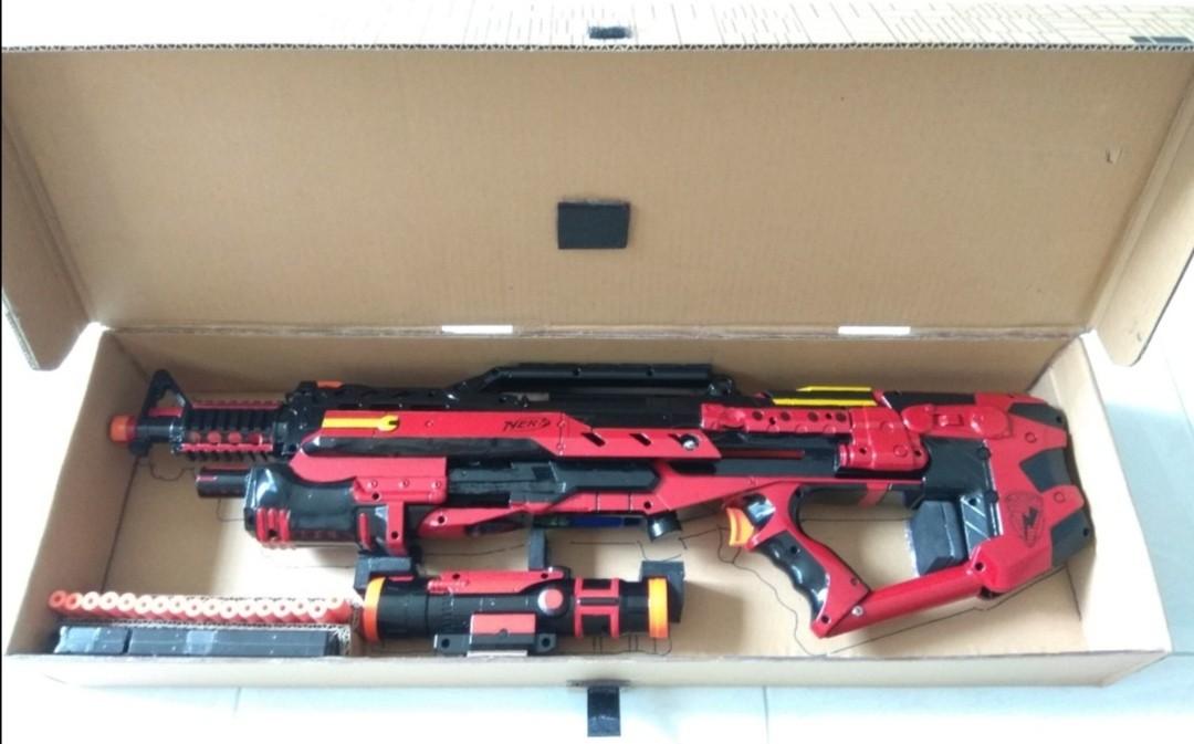 Modded and Painted Nerf LongShot, Hobbies Toys, Toys Games on