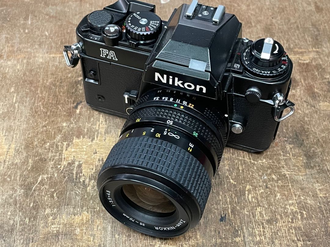 Nikon FA 連原廠35-70mm f3.5-4.8變焦鏡, 攝影器材, 相機- Carousell