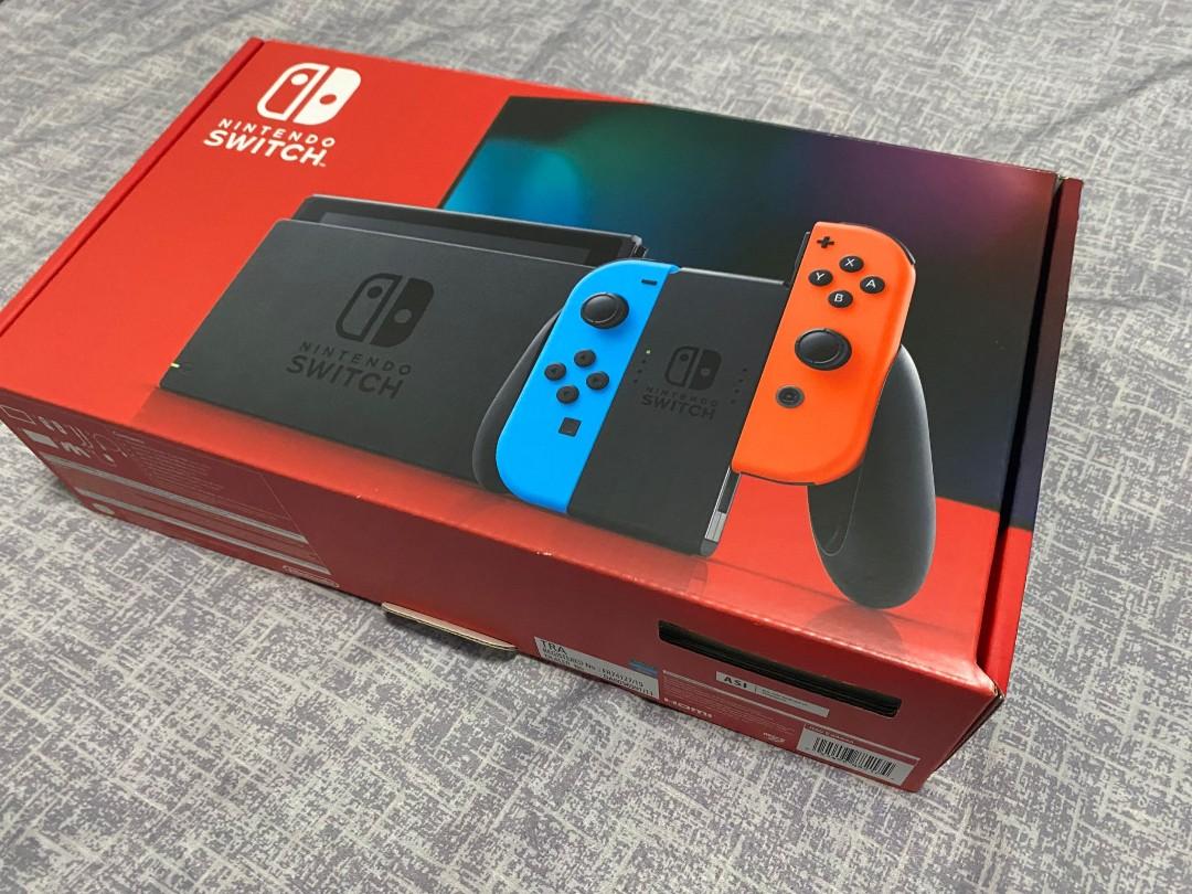 Nintendo Switch Console Neon Gen 2, Video Gaming, Video Games