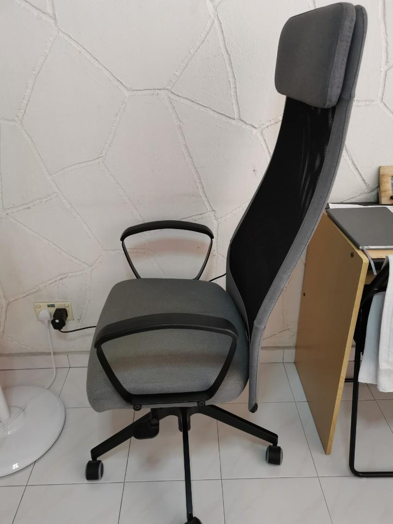 MARKUS Office chair, Vissle dark gray - IKEA