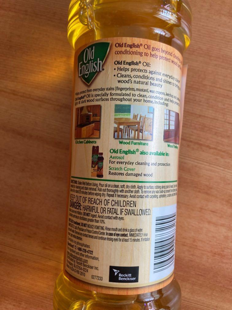 Old English Lemon Oil (473ml) Brand New, Furniture & Home Living