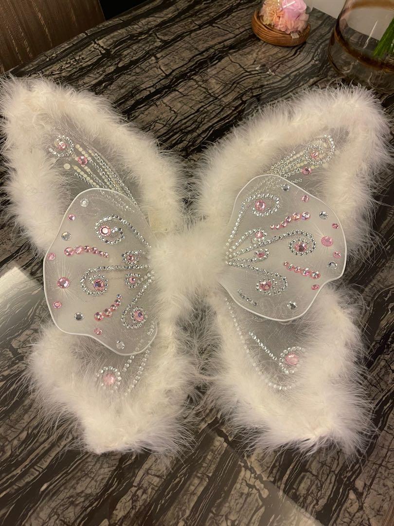 OOAK Costume/Tooth fairy/Angel wings and wand set, Women's Fashion