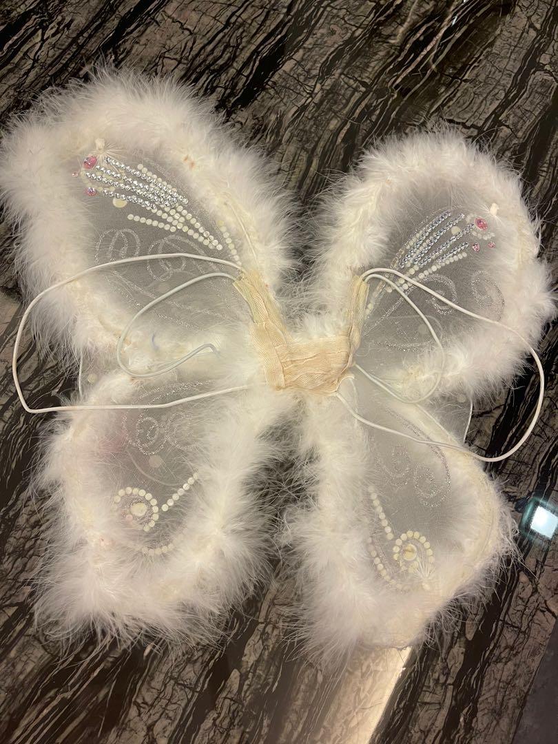 OOAK Costume/Tooth fairy/Angel wings and wand set, Women's Fashion