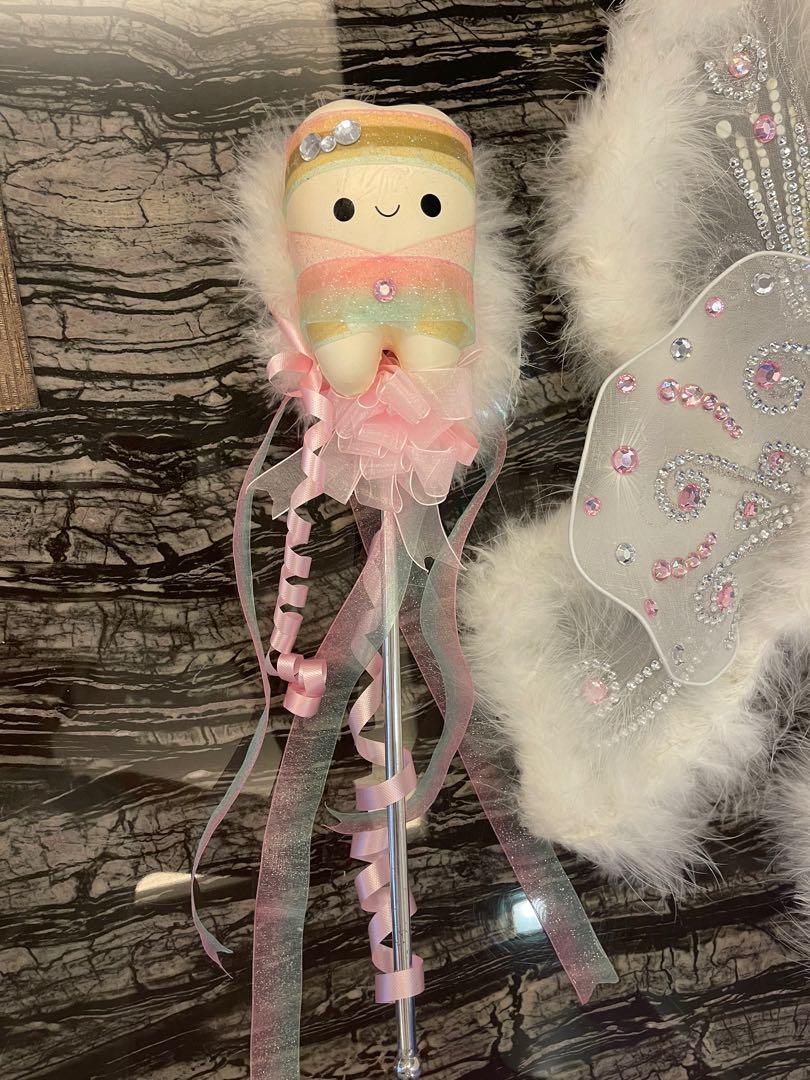 OOAK Costume/Tooth fairy/Angel wings and wand set, Women's Fashion