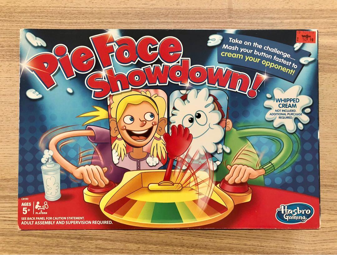 Original Hasbro Game Pie Face Showdown Hobbies Toys Toys