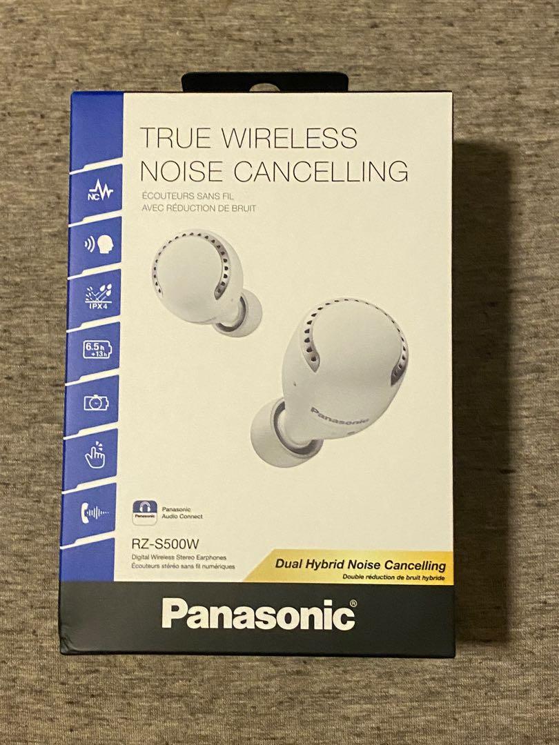 Panasonic RZS500W True Wireless Noise Cancelling Earbuds, Audio