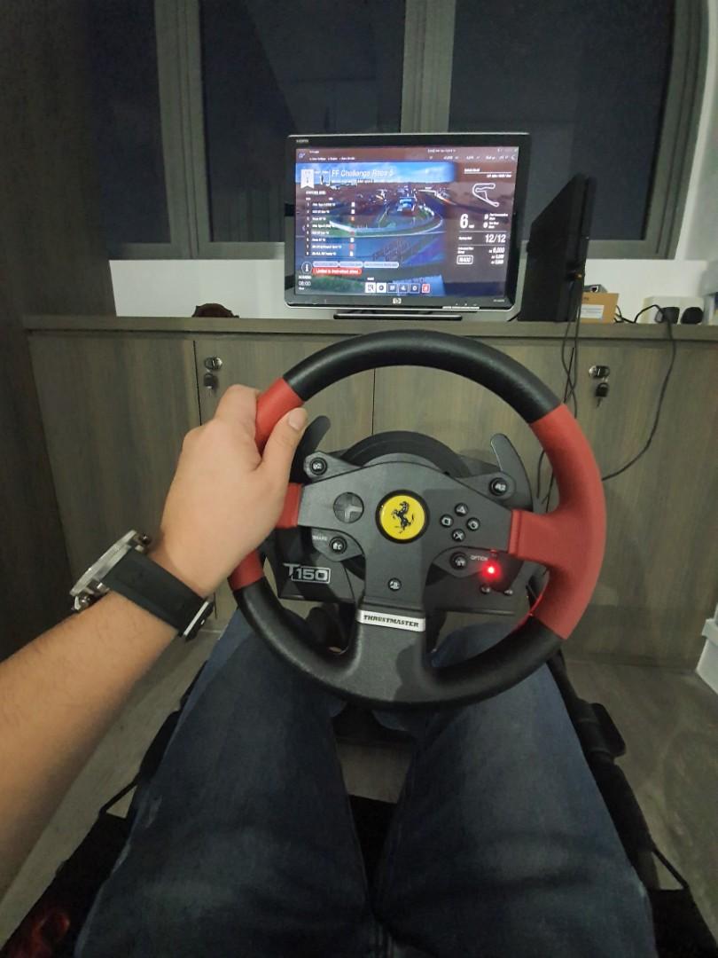 Playseat challenge t150 thrustmaster Video Gaming Video Game Consoles PlayStation on Carousell