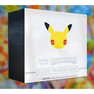 Pokemon TCG 25th Anniversary Celebrations Elite Trainer Box Factory Sealed  Pre-Order Subsequent Wave, Hobbies & Toys, Toys & Games on Carousell
