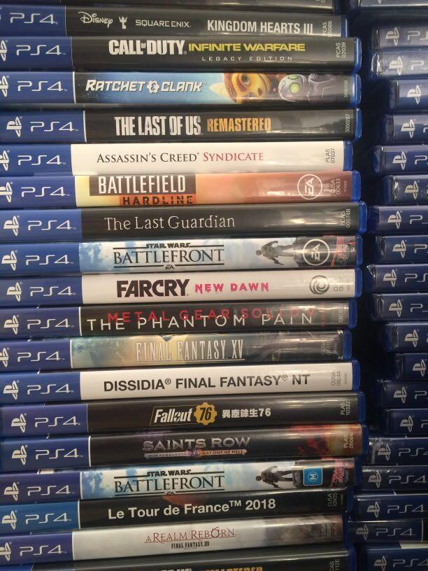 all ps4 games list