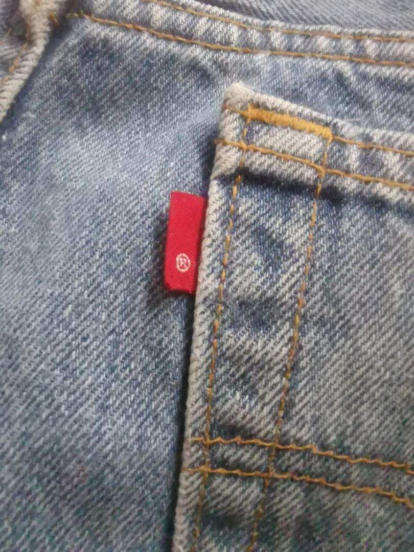 Rare blank red tag levi's 501, Men's Fashion, Bottoms, Jeans on Carousell