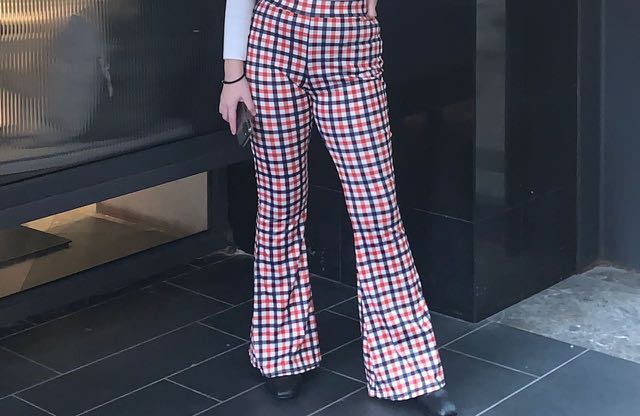 Retro hotsell checkered pants