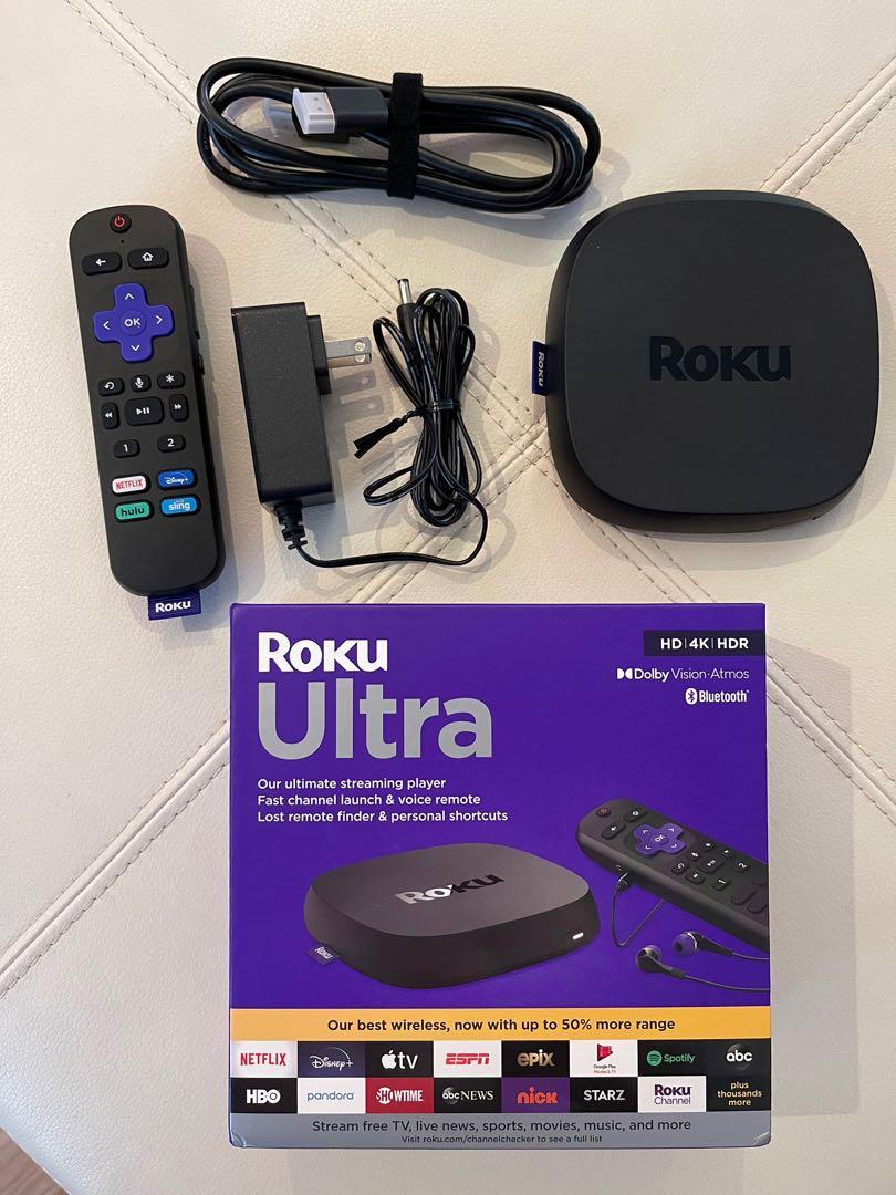 Roku Ultra 2020 4K HDR10 Dolby Vision Atmos, TV & Home Appliances, TV ...