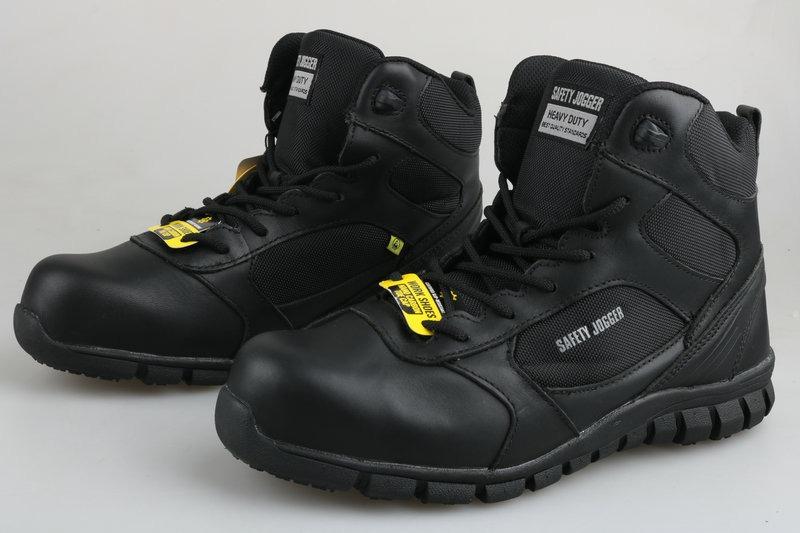 Safety Jogger Power 2 S3 Steel Toe Leather Lace Work Boots Composite Metal Free