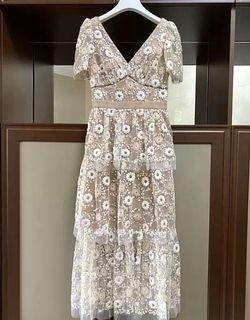 Self Portrait Sequin Long Dress