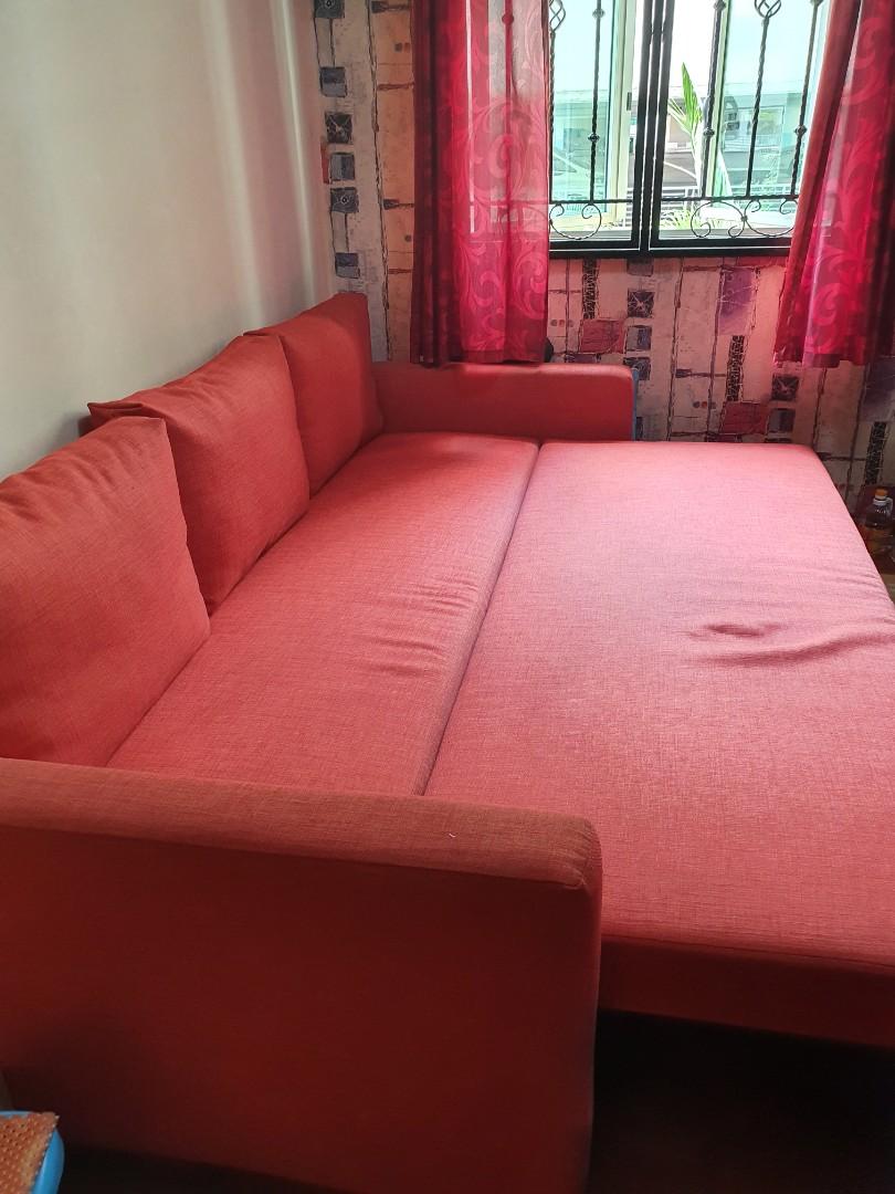 Sofa bed with storage, Furniture & Home Living, Furniture, Sofas on