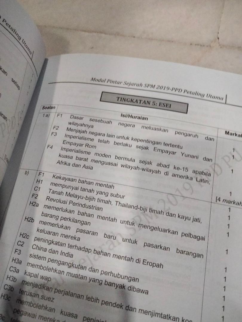 SPM Sejarah Kertas 2 Modul Pintar, Books & Stationery, Books on 