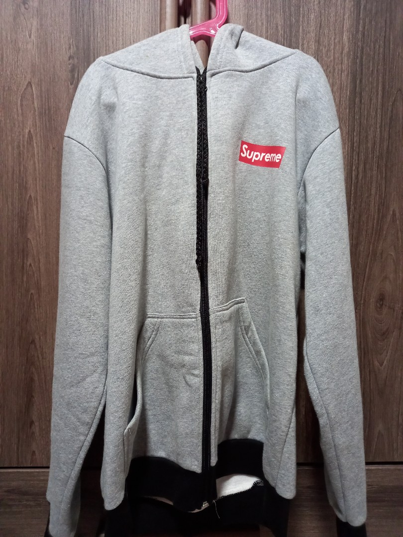 supreme jacket gray