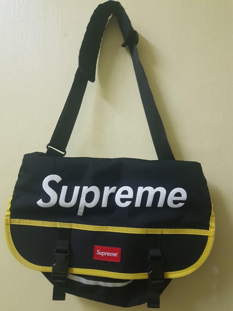 14FW Supreme HI VIS Messenger BAG RED（Supreme hi vis
