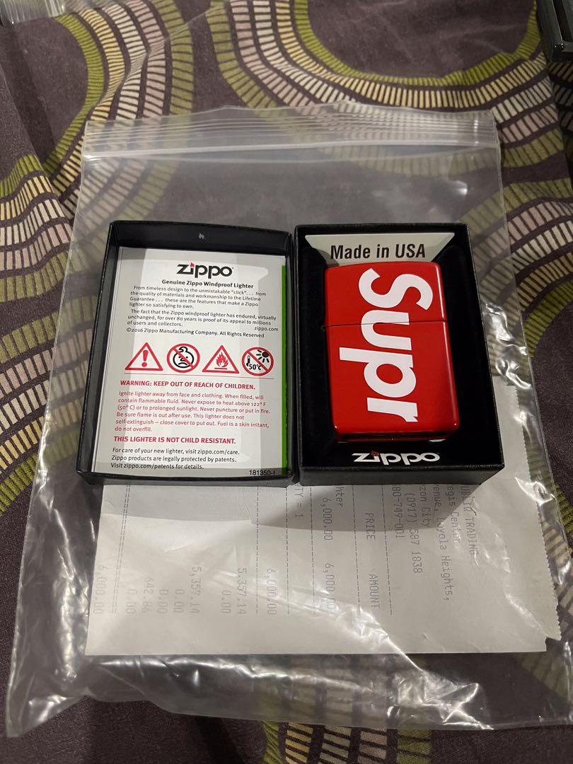 Supreme x Zippo lighter (Category: Other Gadgets) located in Quezon City. Submitted by raphavilla (Listing ID 1116036388, Image 1). Description: Bought for 6k Negotiable .