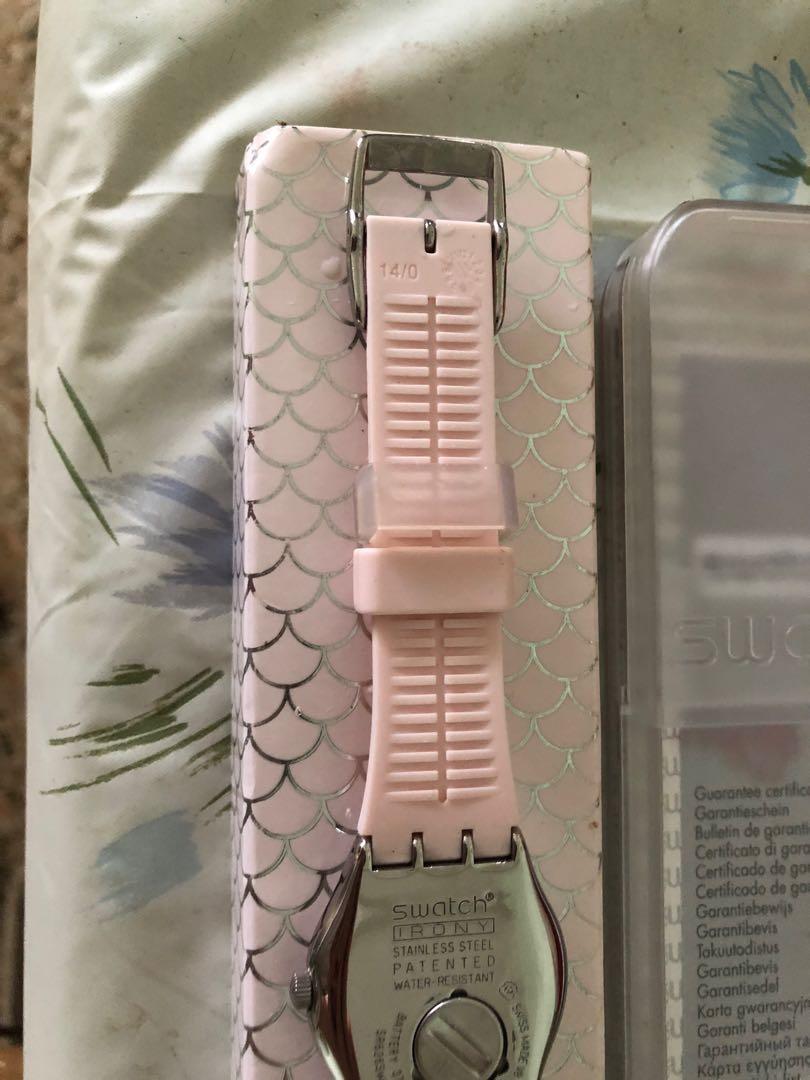 Swatch water resistant stainless steel watch, Women's Fashion, Watches