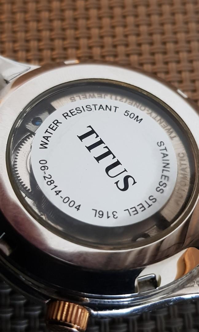 Titus watch 316l price top