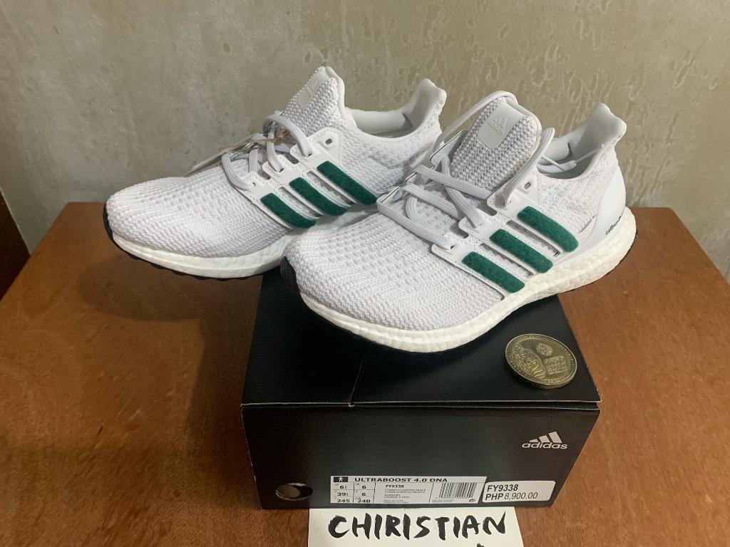 ultra boost white green
