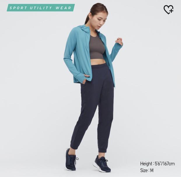 Uniqlo Women Ultra Stretch Active Jogger Pants - Blue , Women's Fashion,  Bottoms, Jeans & Leggings on Carousell