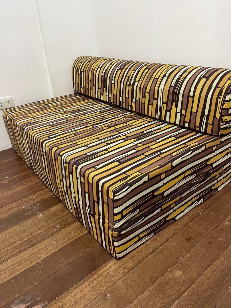 Uratex neo sofa bed 6 inches thick double size, Furniture & Home Living