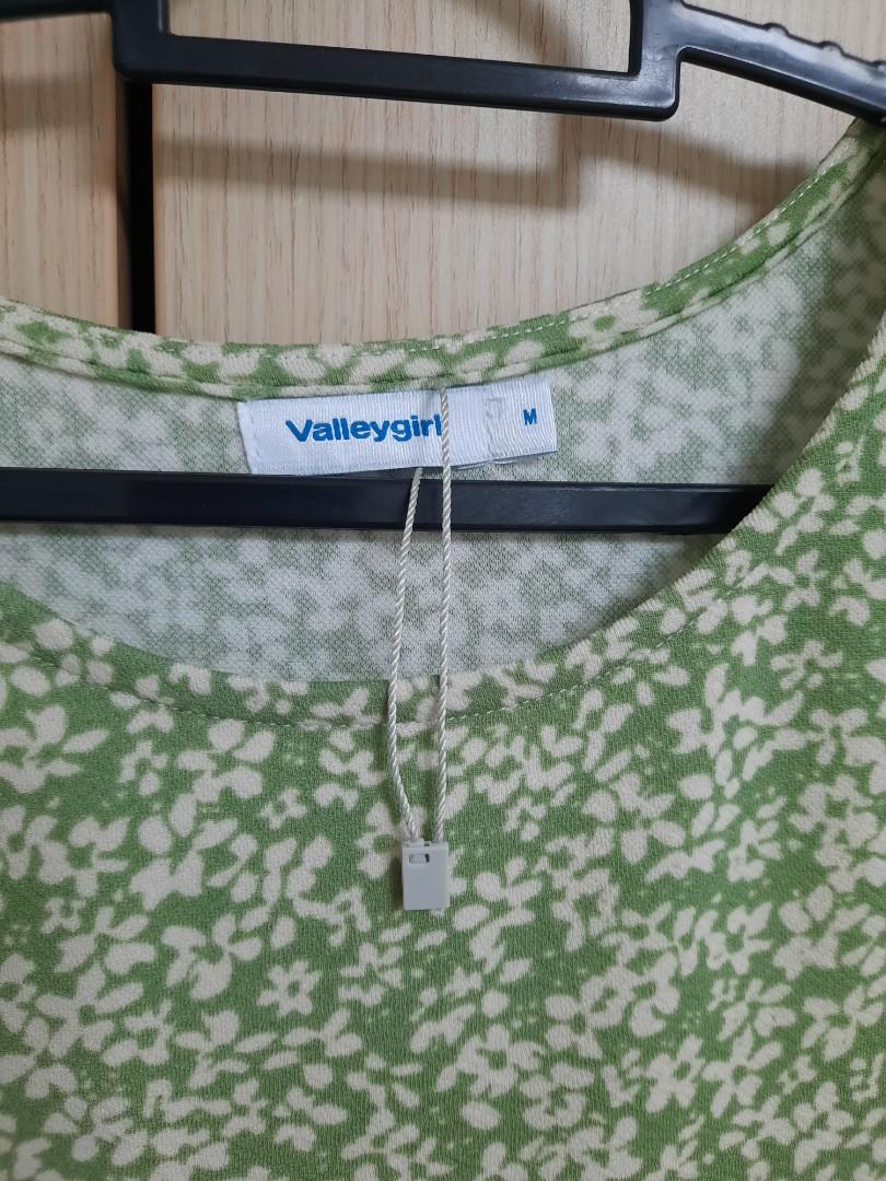 Valleygirl Mint Green Floral Dress, Women's Fashion, Dresses & Sets