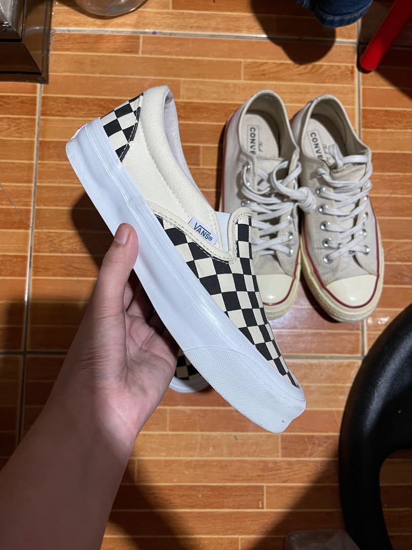 white chunky platform trainers